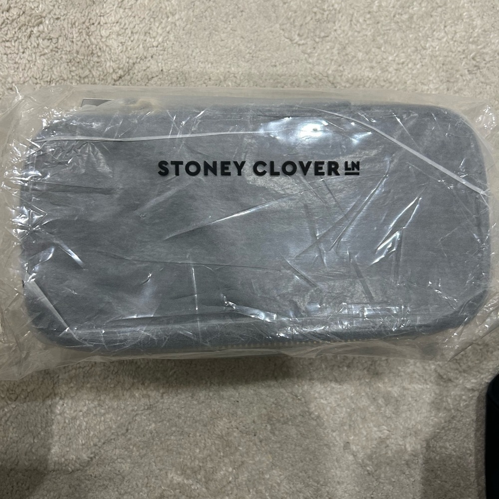 NWT Stoney Clover Lane Noir Clear Open Top